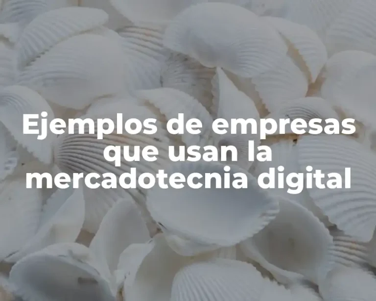 Ejemplos de empresas que usan la mercadotecnia digital