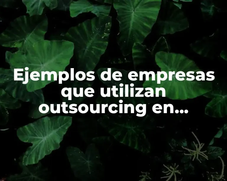 Ejemplos de empresas que utilizan outsourcing en Guatemala