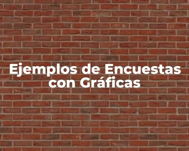 Ejemplos de Encuestas con Gráficas