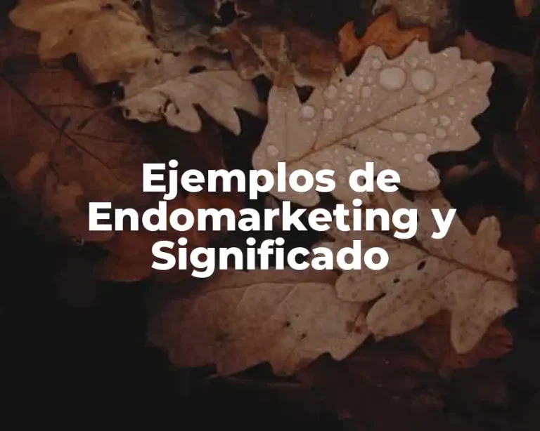 Ejemplos de Endomarketing y Significado