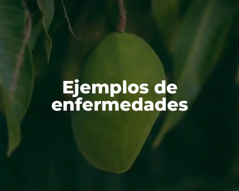 Ejemplos de enfermedades