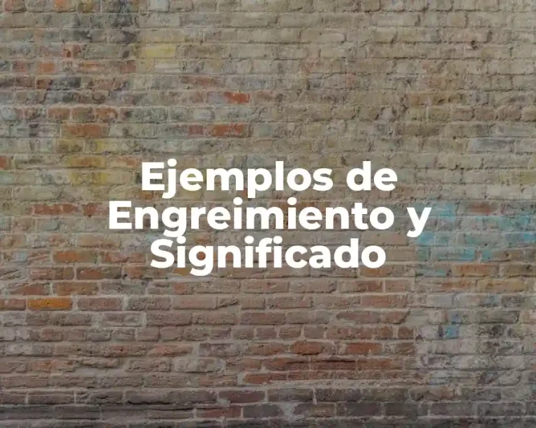 Ejemplos de Engreimiento y Significado