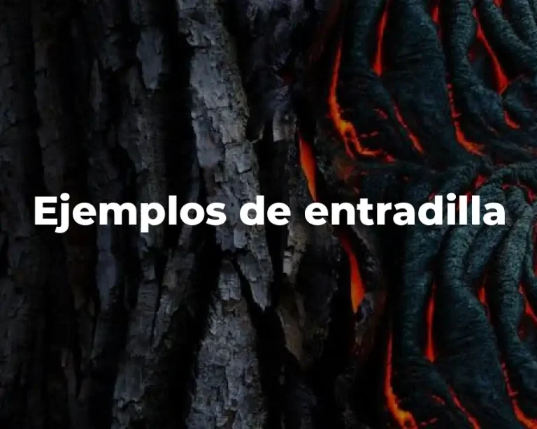 Ejemplos de entradilla