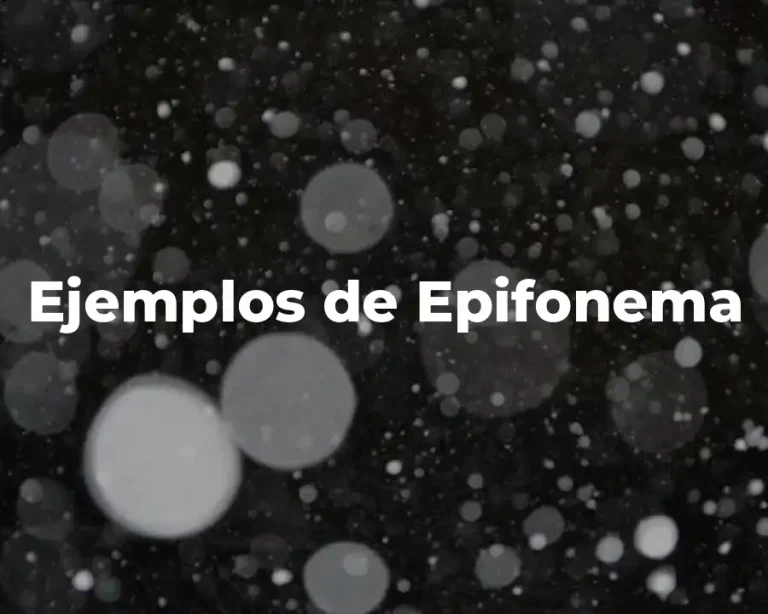 Ejemplos de Epifonema