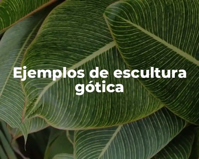 Ejemplos de escultura gótica