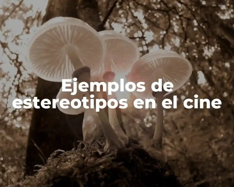 Ejemplos de estereotipos en el cine