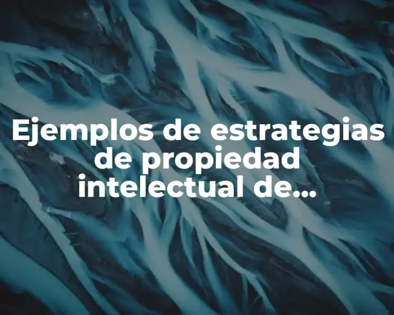 Ejemplos de estrategias de propiedad intelectual de lavanderias
