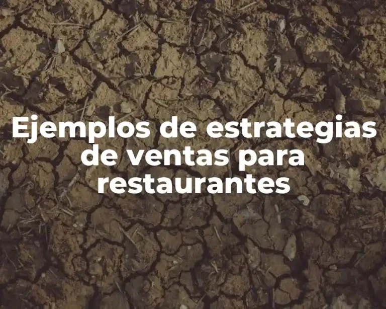 Ejemplos de estrategias de ventas para restaurantes