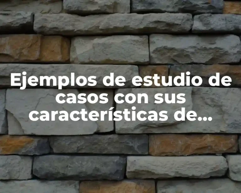 Ejemplos de estudio de casos con sus características de emigrantes