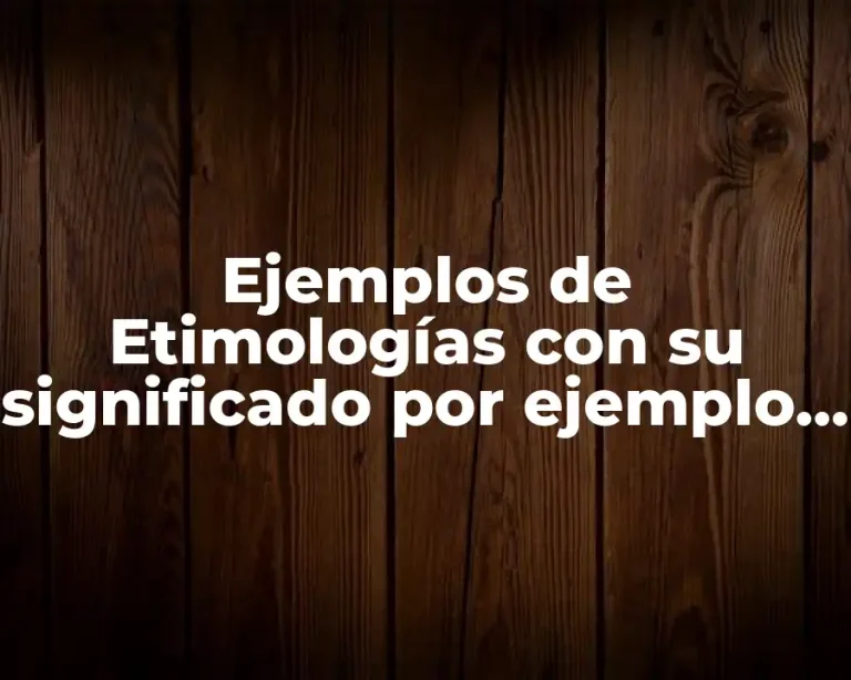 Ejemplos de Etimologías con su significado por ejemplo faringitis