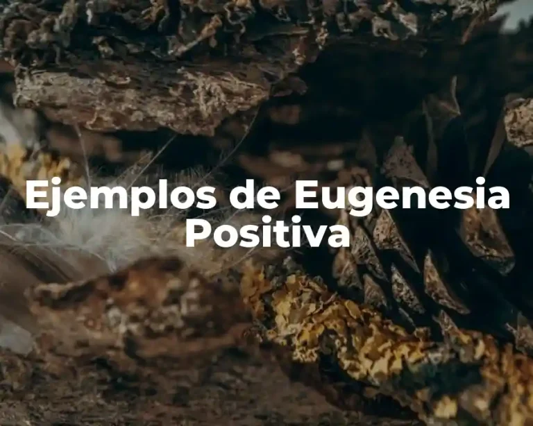 Ejemplos de Eugenesia Positiva