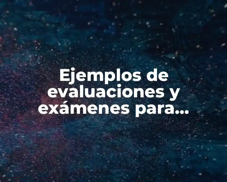 Ejemplos de evaluaciones y exámenes para medicina basada en evidencias