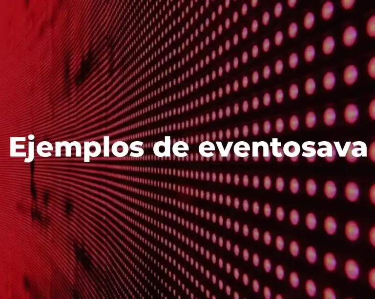 Ejemplos de eventosava