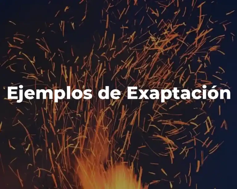 Ejemplos de Exaptación