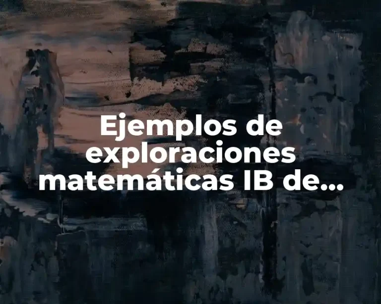 Ejemplos de exploraciones matemáticas IB de probabilidad