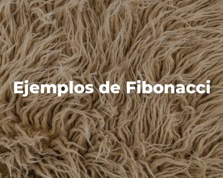 Ejemplos de Fibonacci