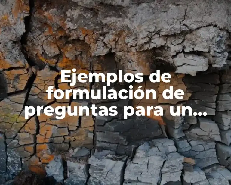 Ejemplos de formulación de preguntas para un proyecto de diabetes