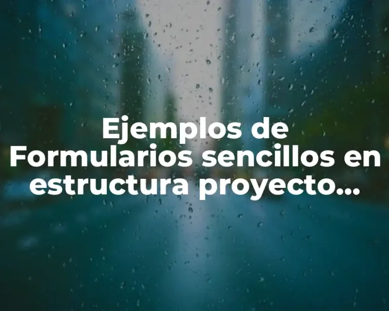 Ejemplos de Formularios sencillos en estructura proyecto MVC