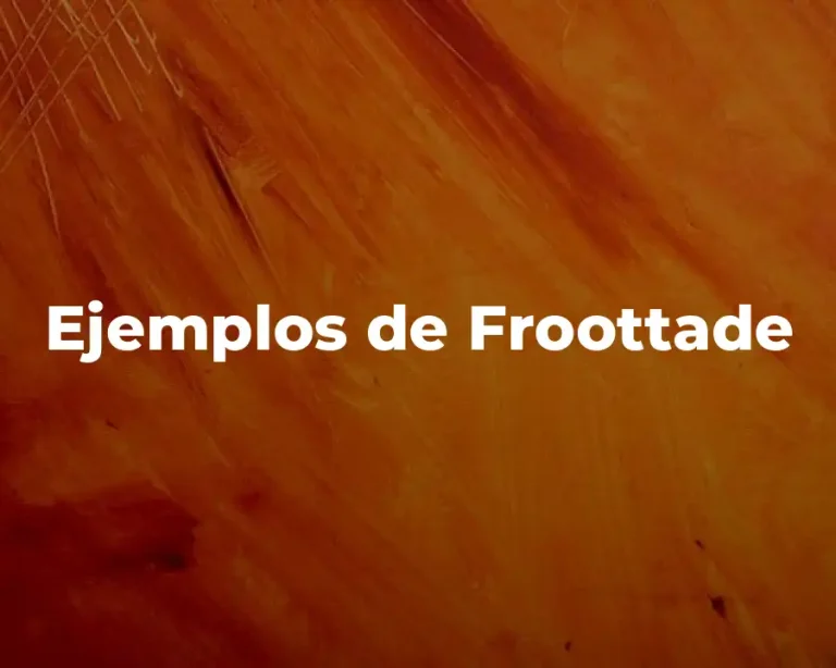 Ejemplos de Froottade