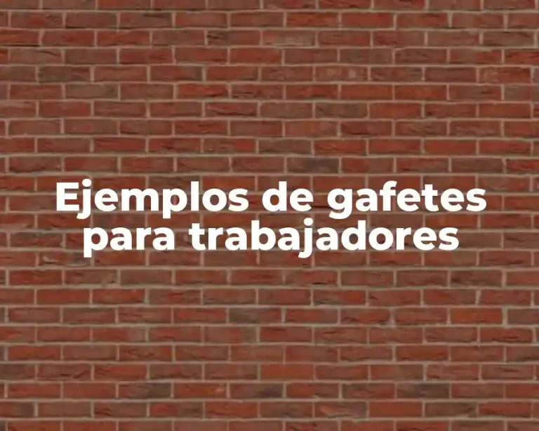 Ejemplos de gafetes para trabajadores