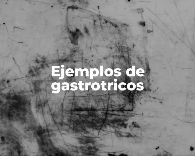 Ejemplos de gastrotricos