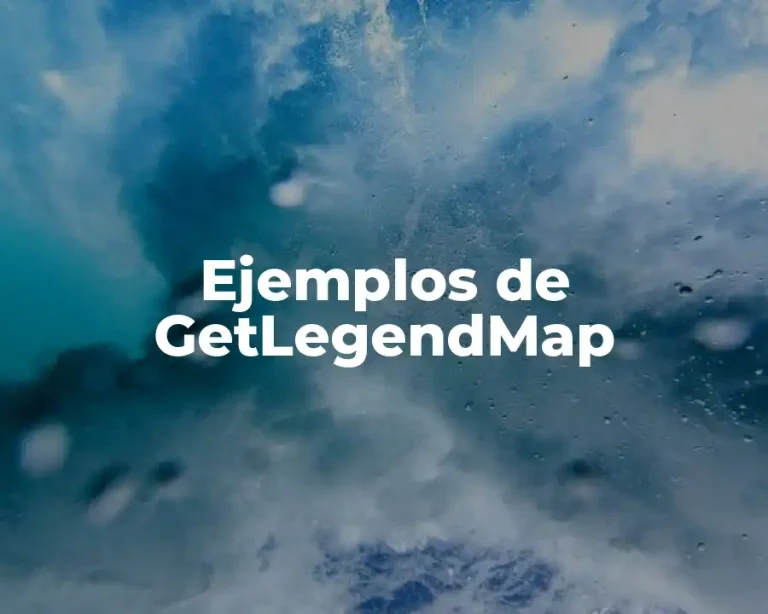 Ejemplos de GetLegendMap