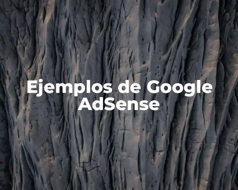 Ejemplos de Google AdSense