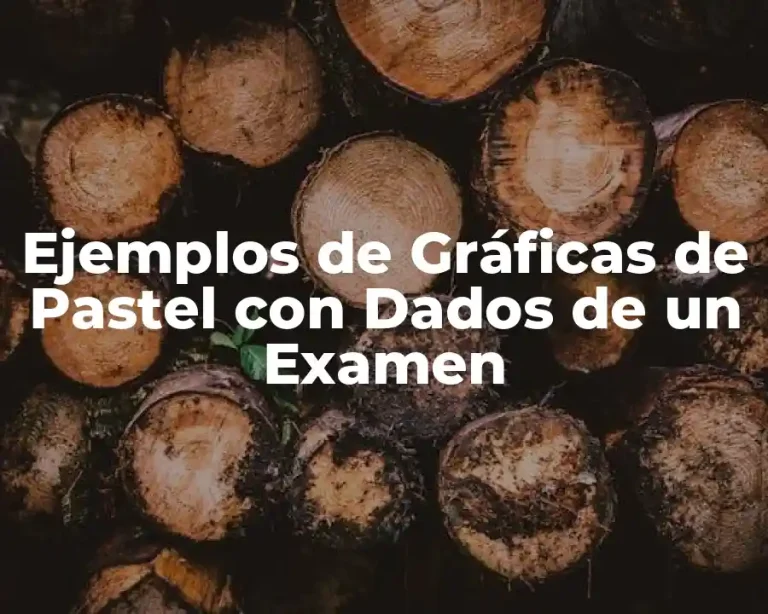 Ejemplos de Gráficas de Pastel con Dados de un Examen