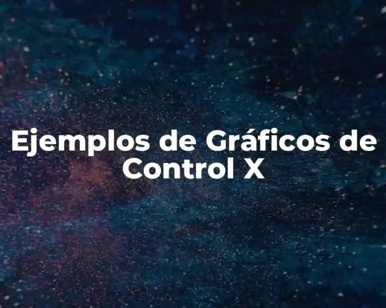 Ejemplos de Gráficos de Control X