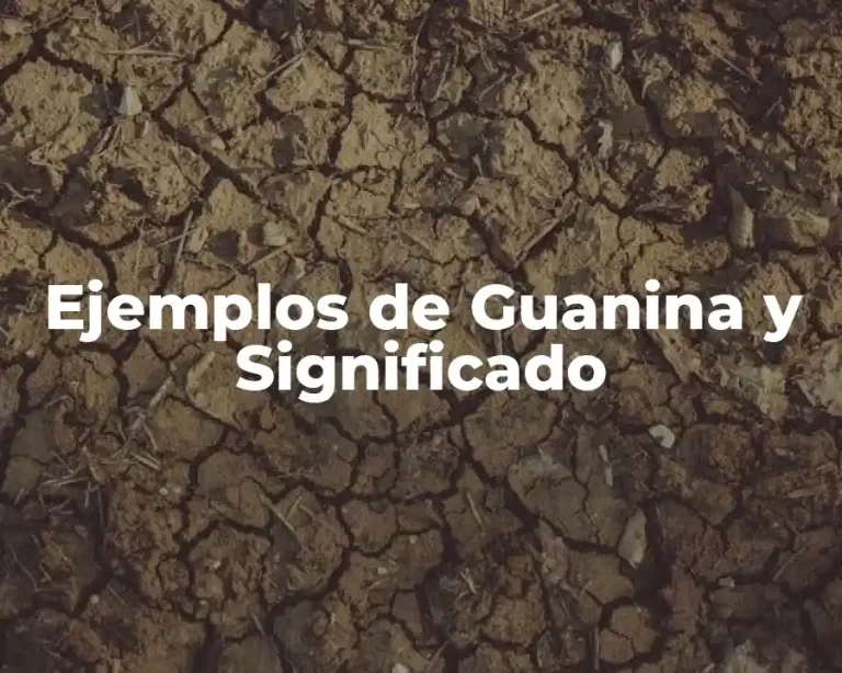 Ejemplos de Guanina y Significado