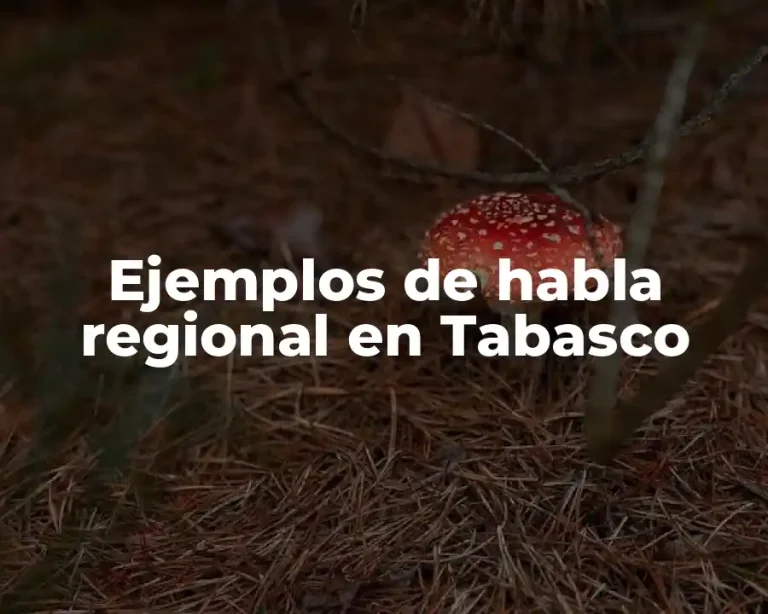 Ejemplos de habla regional en Tabasco