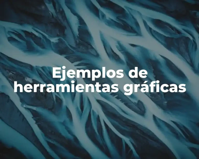 Ejemplos de herramientas gráficas