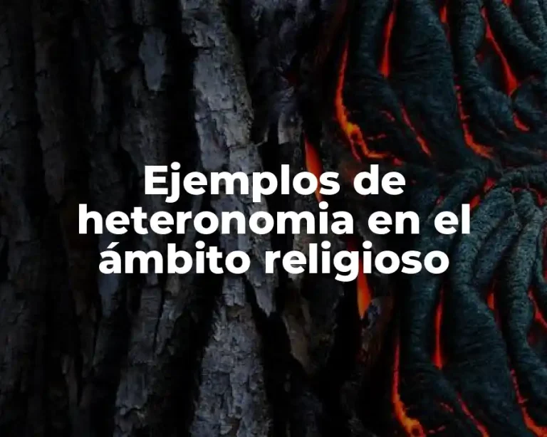 Ejemplos de heteronomia en el ámbito religioso