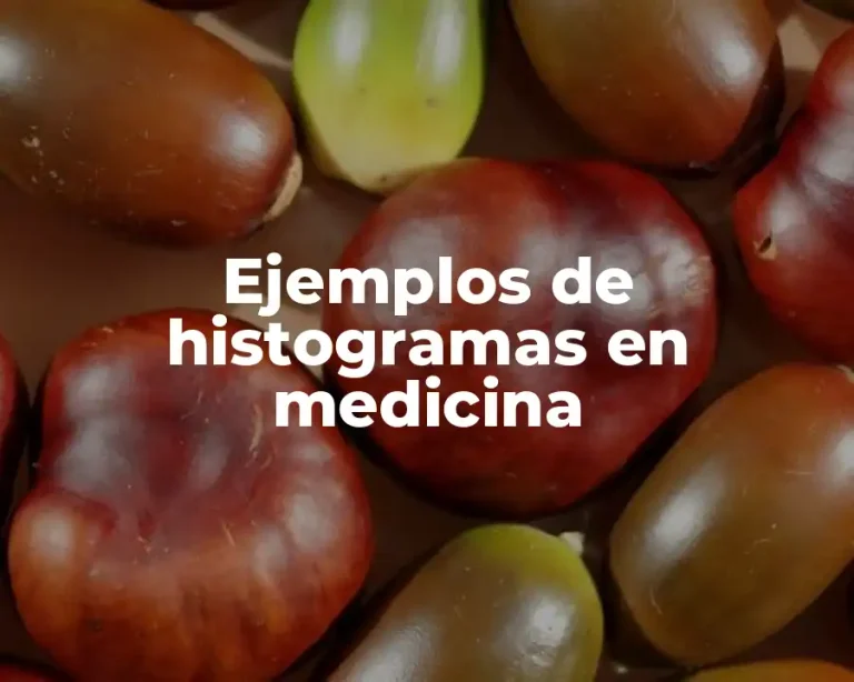 Ejemplos de histogramas en medicina