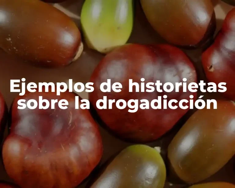 Ejemplos de historietas sobre la drogadicción