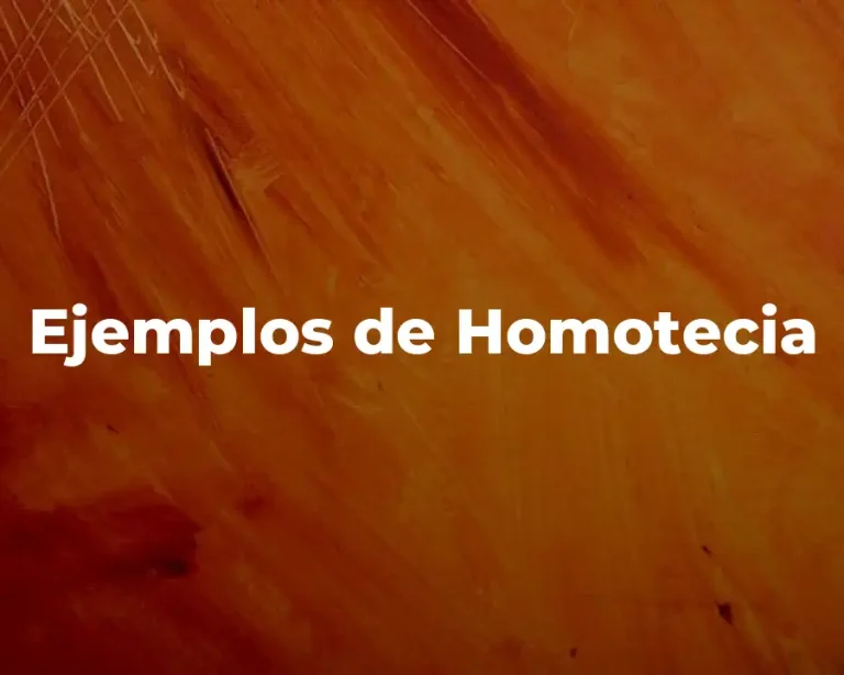 Ejemplos de Homotecia