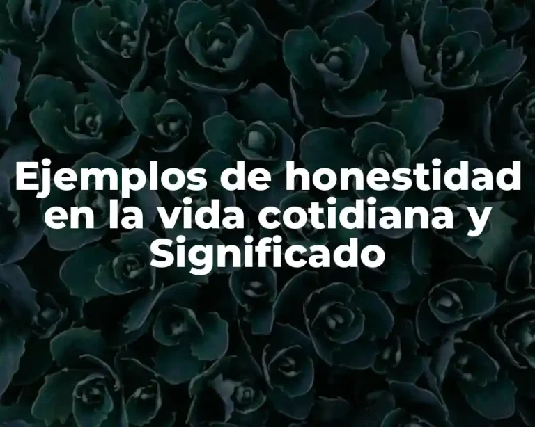 Ejemplos de honestidad en la vida cotidiana y Significado