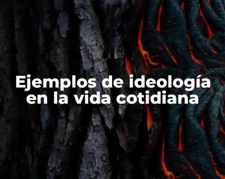 Ejemplos de ideología en la vida cotidiana
