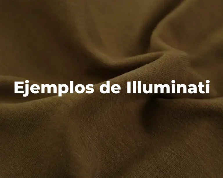 Ejemplos de Illuminati