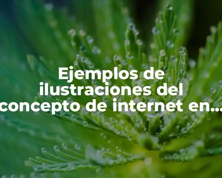 Ejemplos de ilustraciones del concepto de internet en una casa