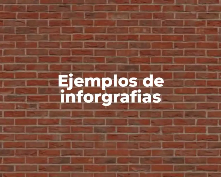 Ejemplos de inforgrafias
