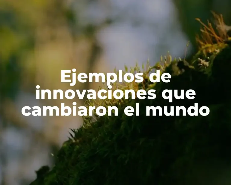 Ejemplos de innovaciones que cambiaron el mundo