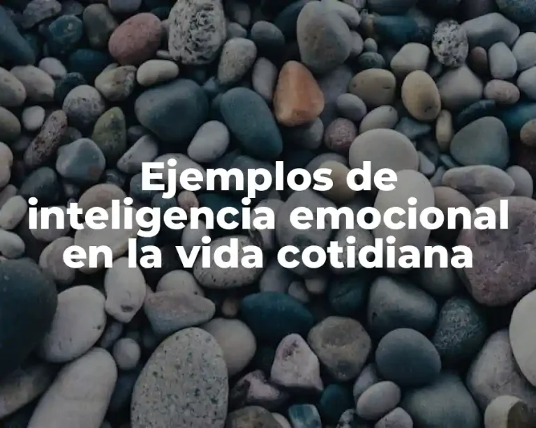 Ejemplos de inteligencia emocional en la vida cotidiana
