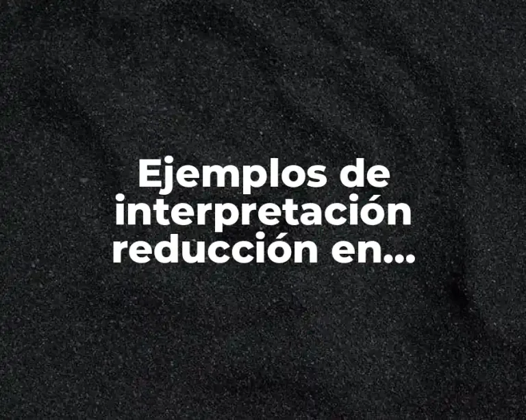 Ejemplos de interpretación reducción en porcentajes de un estado