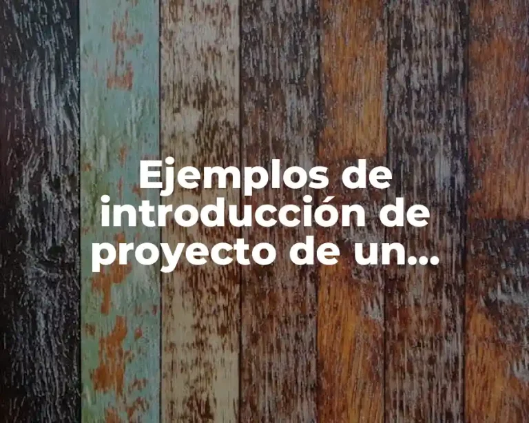 Ejemplos de introducción de proyecto de un estacionamiento tecnologico