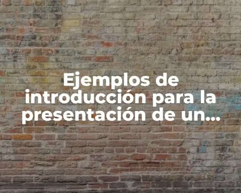 Ejemplos de introducción para la presentación de un servicio virtual