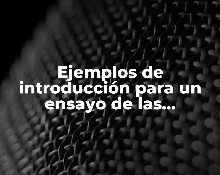 Ejemplos de introducción para un ensayo de las adicciones y Significado
