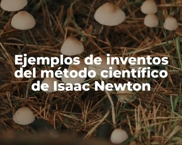 Ejemplos de inventos del método científico de Isaac Newton