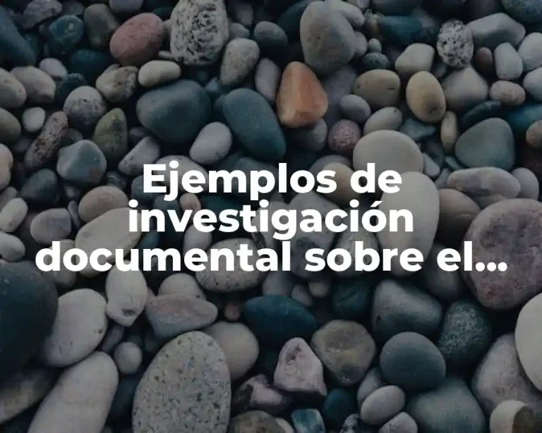 Ejemplos de investigación documental sobre el bullying