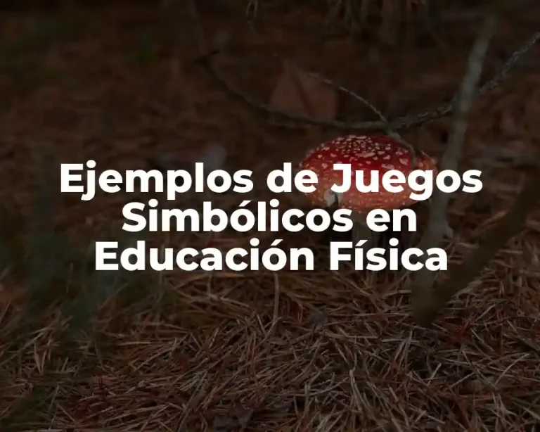 Ejemplos de Juegos Simbólicos en Educación Física